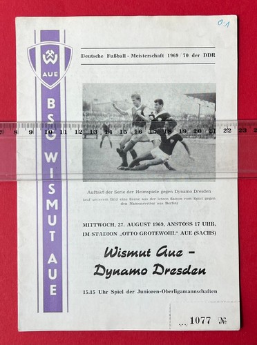 Ddr fussball programmheft - ddr,