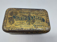 Meissner Nähmaschinen Biesolt & Locke Blechdose Alt mit Spiegel Nostalgie  4363