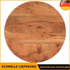 Tischplatte Rund Ersatzplatte Massivholzplatte Esstisch Massivholz Akazie vidaXL