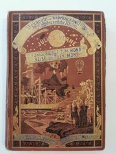 Jules Verne, von der Erde zum Mond - um den Mond, Ausgabe, 1877,Hartleben
