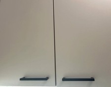 4 Stück Schrankgriffe - 160mm Schwarz - Möbelgriff Edelstahl - Küchengriff