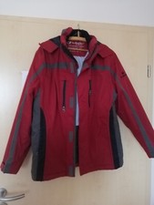 Herren outdoor Jacke, Klimatex, Anorak, Gr. S, 44/46, winddicht dunkelrot Kapuze