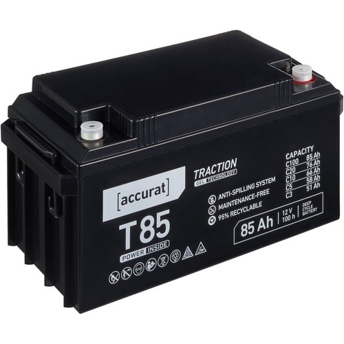 Solarbatterie gel 12v 85ah - gel,