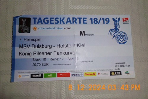 TICKET/EINTRITTSKARTE
