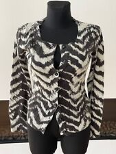 original ꕥ GUESS ꕥ Strickjacke M 36 schwarz weiß