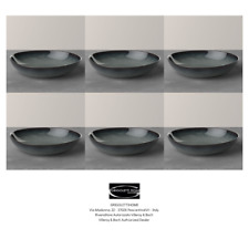 Villeroy & Boch - Lave Gris - 6er Set Bodenteller / flache Schüssel 21 cm - Promo -20%