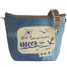 Sunsa Damen Taschen Umhängetasche. Maritim Crossbody Bag. Nachhlatige Crossover