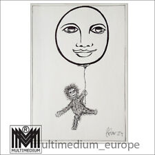 Original Tusche Zeichnung