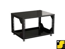 Rack Magic 6HE Offene 19" Racks - 290mm Tiefe - schwarz - Studio - Mini Rack 