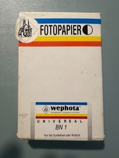 100 Blatt (Orwo) Wephota Fotopapier BN 1 Universal 10,5 x 14,8 cm glänzend