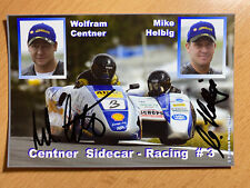 Wolfram Centner Mike Helbig Autogramm handsigniert Motorrad Gespann Rennfahrer D