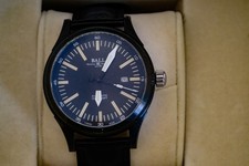 Ballwatch Automatikuhr Fireman Night Train H3-Ziffern,  Lederarmband, Box , Papi