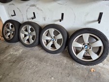 4 BMW Alufelgen 17 zoll mit Winterreifen Pirelli 225/50 R17, Run flat