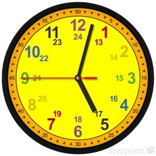 #223 Kinder-Wanduhr Lernuhr *