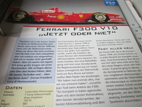 Formel chronik ferrari 300 - chronik,