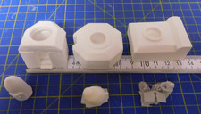 1:72 für Diorama: 3 kleine Bunker mit FT-17 Turm + MG-Schütze (3d Druck) Set 3