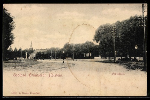 Ansichtskarte bad bramstedt - ansichtskarte,