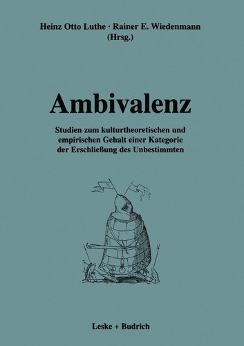 Ambivalenz rainer wiedenmann - ambivalenz,