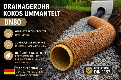 Dn80 kokosdrainage - dn80,