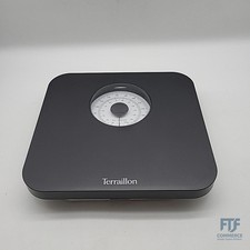 Terraillon - NAUTIC SCHWARZ - Mechanische Personenwaage - Große Skala - Tragkraf