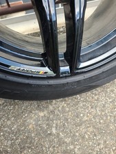 Alufelgen mit Reifen schwarz für BMW