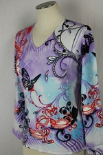 LUXUS Damen Pullover Oberteil