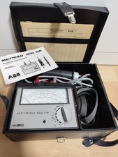 ABB Metriso 500 VW BBC Goertz Metrawatt Messgerät Isolation Vintage Rare Retro