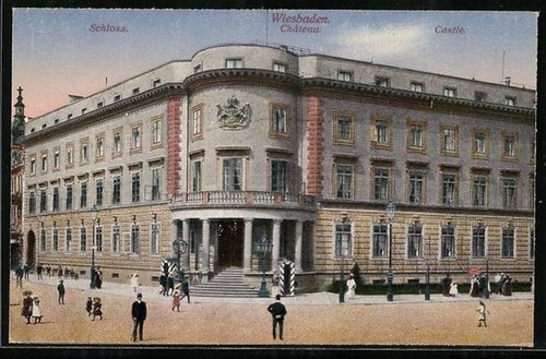 Ansichtskarte wiesbaden - ansichtskarte,