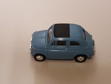 K-4 Del Prado: Fiat 500 hellblau 1/43