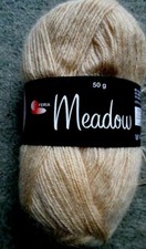 Wolle Strickwolle Strickgarn Kuschelwolle Mohair Meadow Beige Fb.410 50g NEUWARE