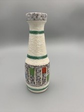 Keramik Kleine Vase; Scheurich Fat Lava; Model 545-20; D6cm, H20cm