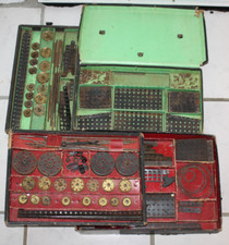 Märklin Metall Baukasten Meccano 2x Baukasten Nr 3  aus 1918 und ca 1925