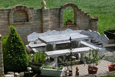 Gartenmöbel set "Massiv Holz"