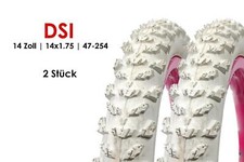 2 Stück 14 Zoll DSI 47-254 Fahrrad Reifen Kinderwagen Laufrad 14x1.75 B-Ware