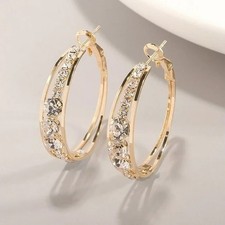 Ohrringe 18K Gold Vergoldet