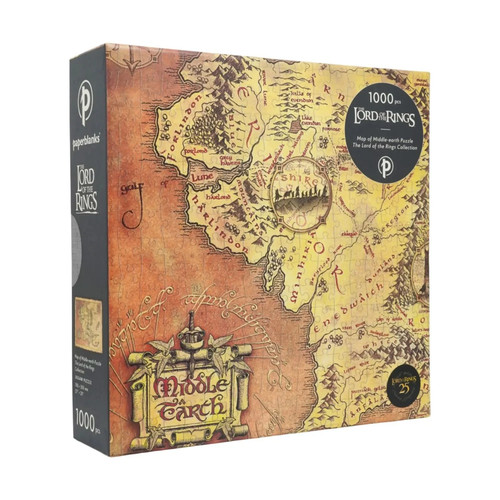 Puzzle karte von mittelerde - karte,