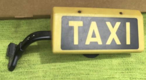 Altes taxischild dachzeichen - altes,