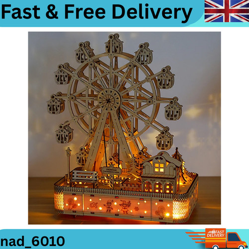 Holzpuzzle led riesenrad - holzpuzzle,