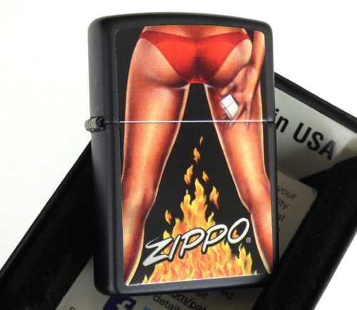 Zippo lighter girl with - zippo,