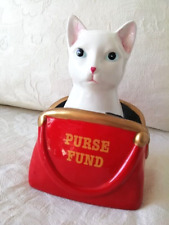 Spardose Katze - Purse Fund - Geldbeutel gefunden, neuwertig.