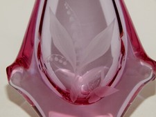 Glas vase gravur maiglöckchen - glas,