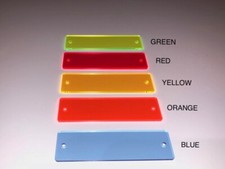 COLORED Plastics for Bally -