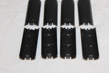 4 X Wii Akku Batterie Deckel Cover für Wii Remote Controller schwarz (Neu) - Wii