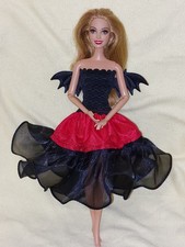 Barbie Vampir Kleid Fledermaus