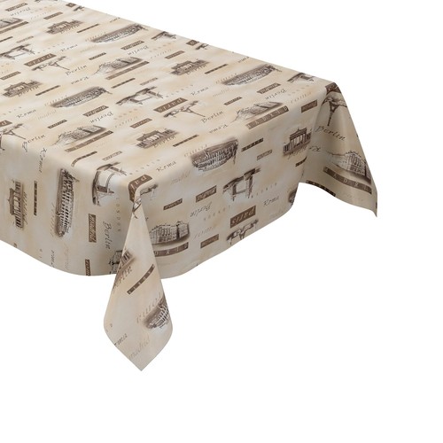 Wachstuch tischdecke städte - tischdecke,