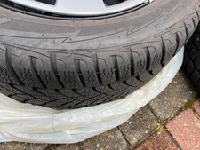 Winterreifen Goodyear 205/55 R16 91H mit originalen Audi Stahlfelgen + Radkappen