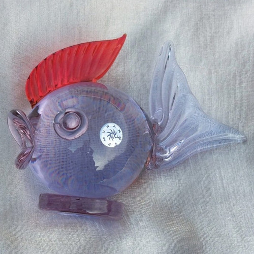 Murano glas fisch seguso - glas,
