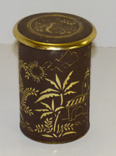 schöne alte Blechdose rund