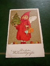 AK - Die besten Weihnachtsgrüße, Engel mit Weihnachtsbaum und Geschenken - 1927
