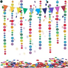 Bunte Karnevalsdeko mit